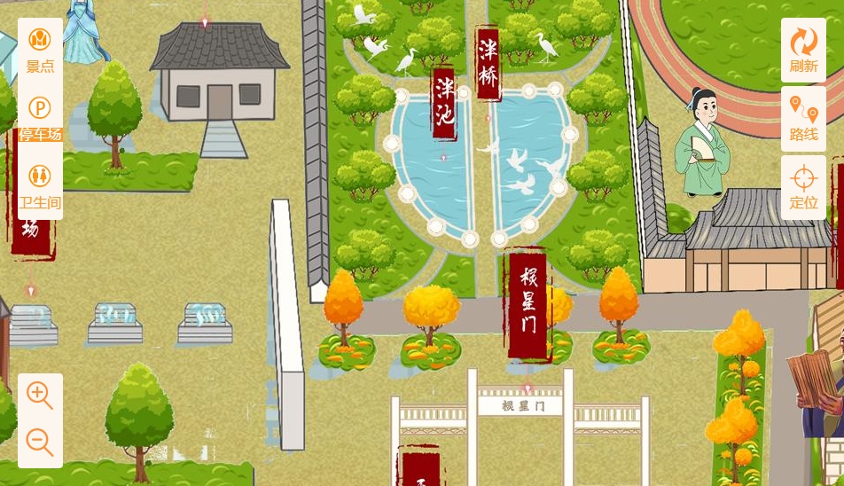 黎母山镇手绘地图景区语音讲解导览系统：智慧景区建设的基石